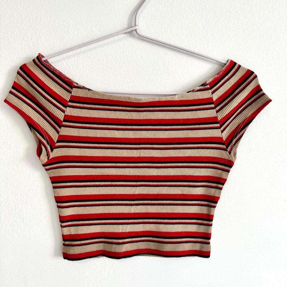 Striped Brandy Top